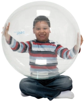 PIŁKA PRZEZROCZYSTA OPTI BALL  - 55 cm.