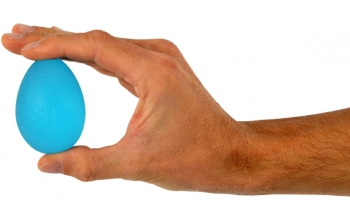 SQUEEZE EGG JAJKO DO ĆWICZEŃ DŁONI  niebieskie - mocne