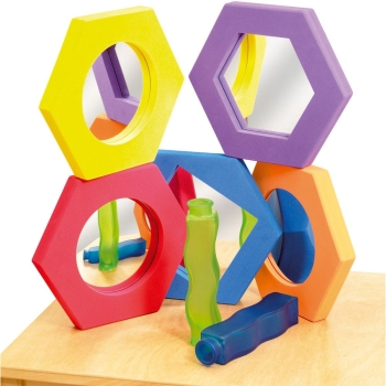 Lustra soft "Heksagon" 5 szt.