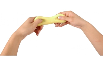 Masa do rehabilitacji dłoni   - żółta -miękka 