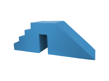 Schody ze zjeżdżalnią do basenów o wys. 45 cm - kształtka rehabilitacyjna