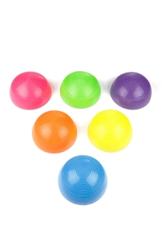 KOLOROWE PÓŁKULE RÓWNOWAŻNE - 6 szt. 