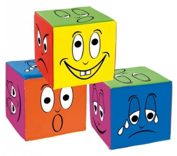 Kostka do gry Emocje - kształtka rehabilitacyjna