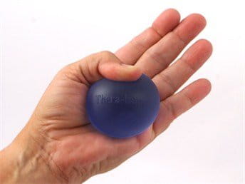 Trener dłoni Thera-Band standard (kuleczka niebieska) - Opór extra mocny