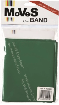 MOVES BAND TAŚMA DO ĆWICZEŃ 2,5 M. - zielona - mocna 