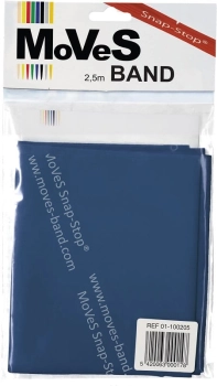 MOVES BAND TAŚMA DO ĆWICZEŃ 2,5 M - niebieska  -bardzo  mocna  
