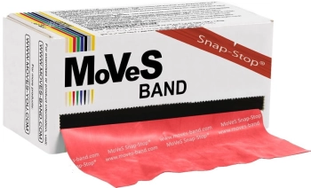 MOVES BAND TAŚMA DO ĆWICZEŃ 5,5 m. - czerwona - średnia