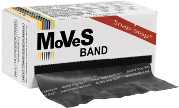 MOVES BAND TAŚMA DO ĆWICZEŃ 5,5 m. - czarna - specjalnie mocna
