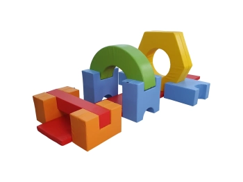 Zestaw piankowy Tor przeszkód - 12 el.