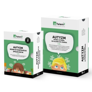 mTalent Autyzm 2 (Mowa czynna, od słowa do zdania + Mowa w kontekście społecznym cz.2) - pakiet