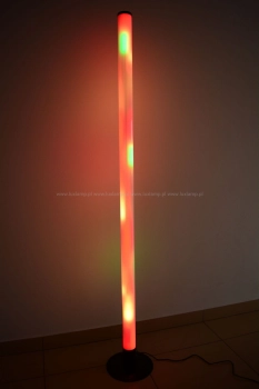 KOLUMNA - Tuba LED 200 x 30 cm z pilotem radiowym + mikrofon wbudowany(funkcja audio)