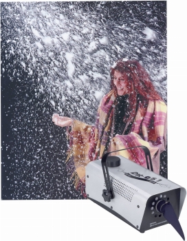 Maszyna do produkcji śniegu, Eurolite Snow 3001, zbiornik 1 l, srebrna