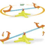 FEBER Huśtawka Równoważna 2w1 Karuzela Ogrodowa Dwuosobowa