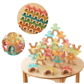 Gra zręcznościowa Balansujące ludziki Figurki alfabet 26 szt.