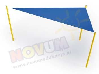 PLAC ZABAW - Zadaszenie piaskownicy trójkątne