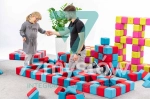 Miękkie klocki magnetyczne - zestaw BASIC- 100/2