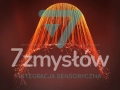 Okrągły baldachim światłowodowy – czerwone podświetlenie pasm