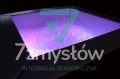 Basen sensoryczny 200 × 200 × 60 cm – fioletowe podświetlenie piłeczek