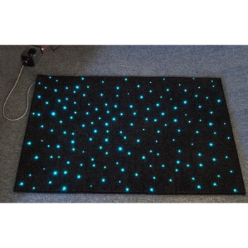 Dywan światłowodowy 100 x 150 cm + pilot RF 