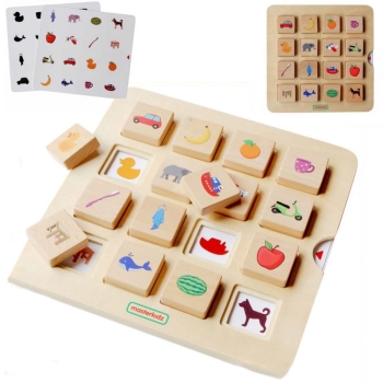 Gra Dopasuj Cienie Łączenie w Pary Rozpoznawanie Przedmiotów