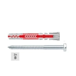 ŻŁOBEK - PLAC ZABAW - kołek rozporowy z wkrętem 6 szt.