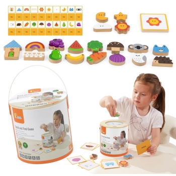 Drewniana Gra W Ciemno Losowanie Wzorów