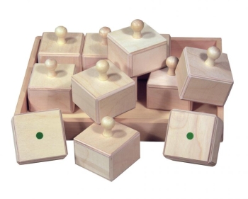 Klocki dźwiękowe z drewna