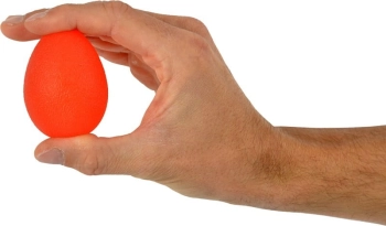 SQUEEZE EGG JAJKO DO ĆWICZEŃ DŁONI  czerwone - miękkie 