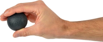 SQUEEZE BALL PIŁKA DO ĆWICZEŃ DŁONI - czarna - bardzo mocna
