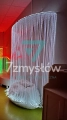 Półokrągły baldachim światłowodowy LUNA – widok z boku