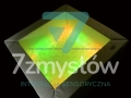 Basen sensoryczny RGBWW 200 × 200 × 45 cm – wielokolorowe podświetlenie