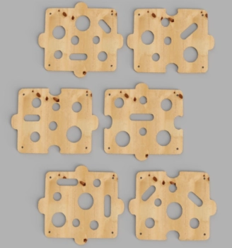 Panele wspinaczkowe 6 szt. STRATO-23