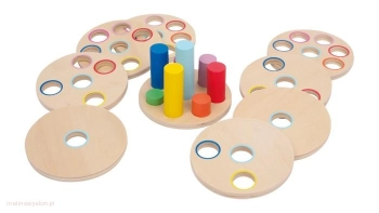 Tarcze logiczne - pomoce Montessori