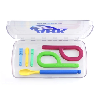 Starter Kit: Wibrator logopeduczny Z-Vibe + 4 nasadki + 2 gryzaki