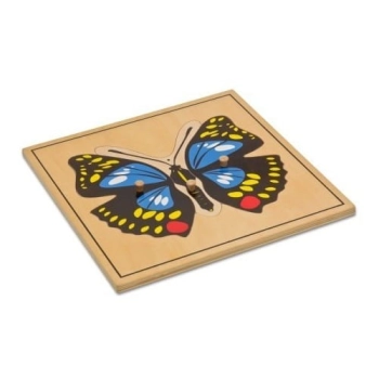 Puzzle drewniane -Motyl - pomoce Montessori   