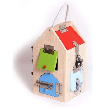 Domek z zamkami - Montessori