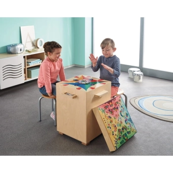 Stół do zabawy z bębenkami 