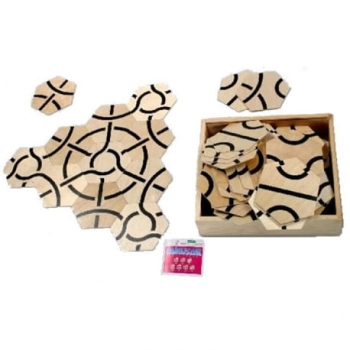 Łańcuszek - drewniane puzzle