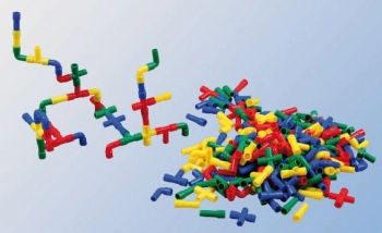 Klocki rurki - 240 sztuk