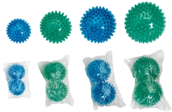  PIŁKI DO MASAŻU MASSAGEBALL-  8 szt. - 4 rozmiary