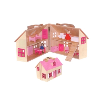 Przenośny drewniany domek