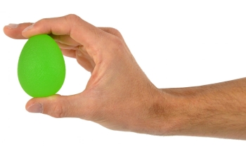 SQUEEZE EGG JAJKO DO ĆWICZEŃ DŁONI  zielone - średnie 